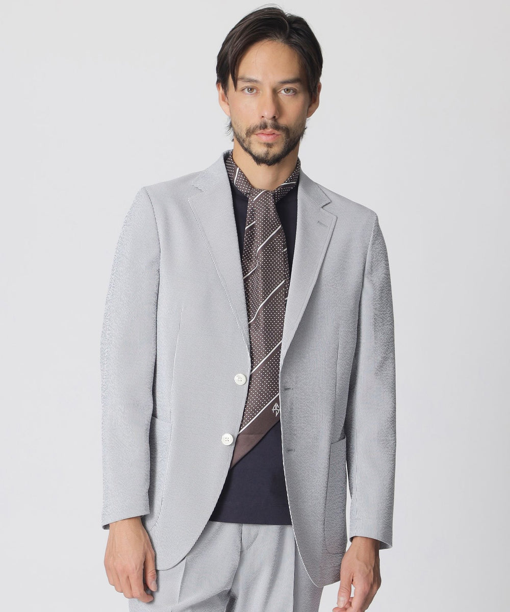 STUART'S TRAVELER」フロータブルサッカーストライプジャケット(水を