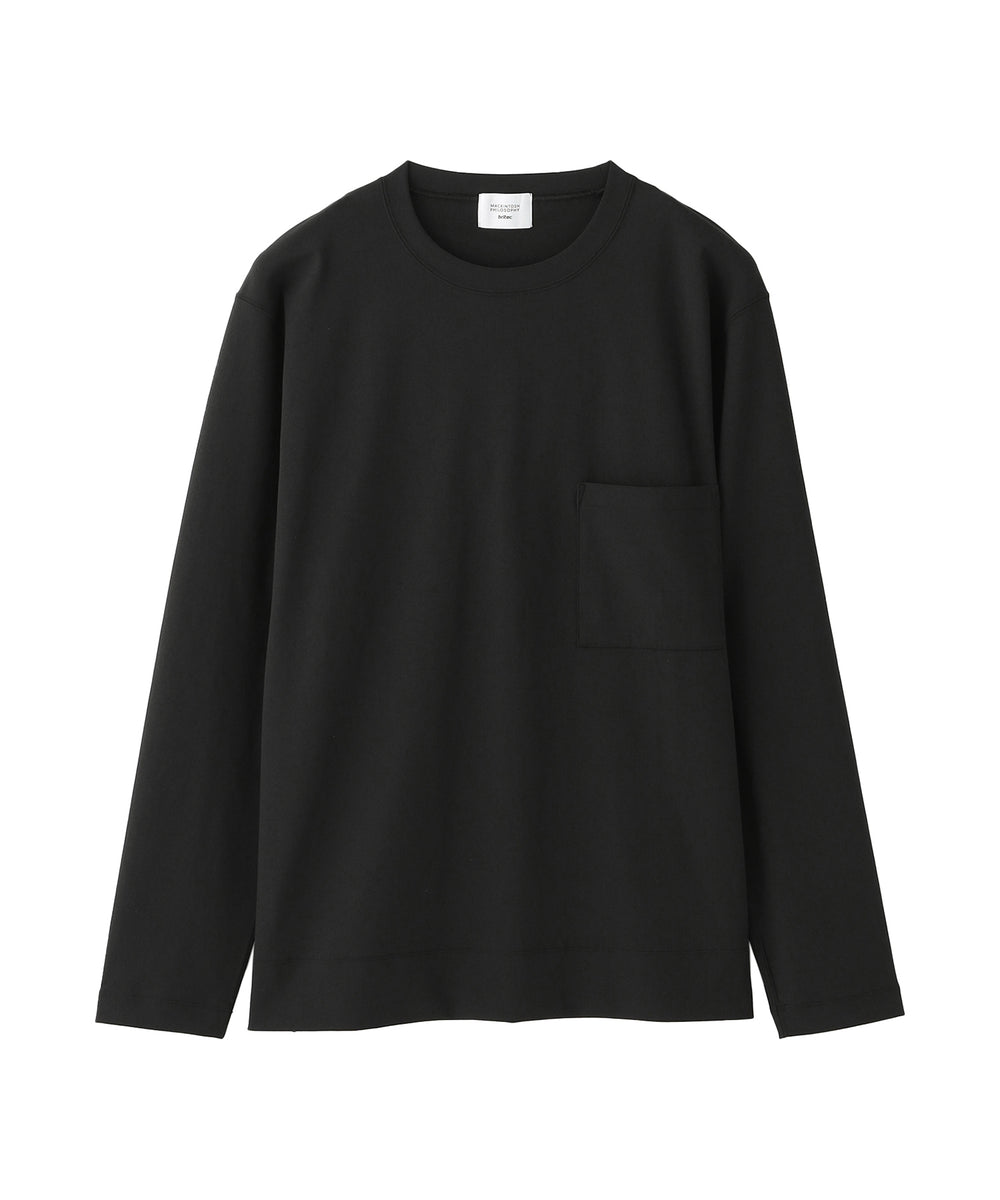 ブリテック クルーネックロンT ドライフラットストレッチクロス
