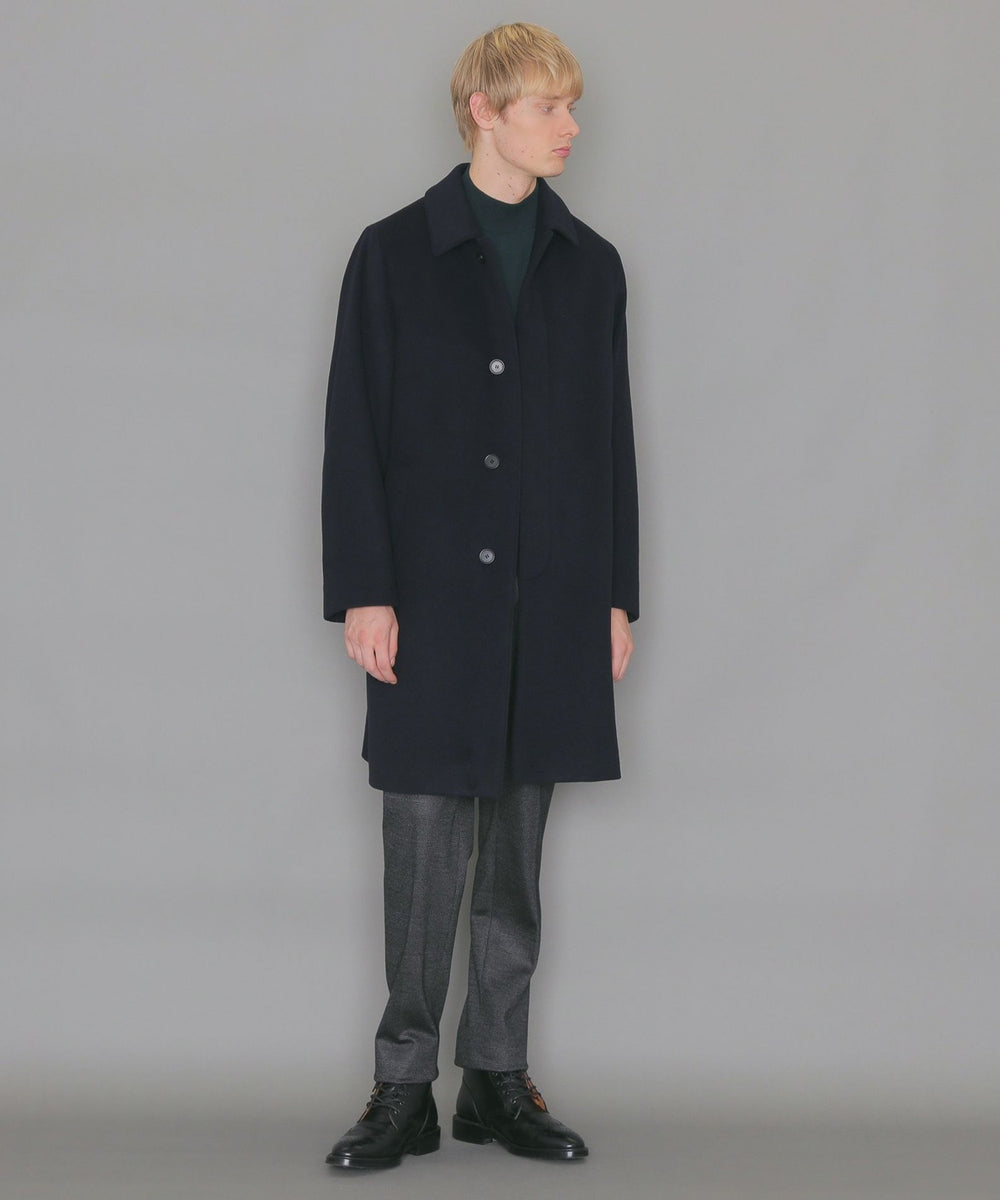 DUNFORD】ウールナイロンビーバーステンカラーコート(コート