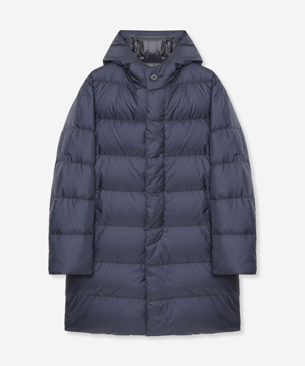 ポリエステルタフタフーデットダウンアウター(コート)｜MACKINTOSH