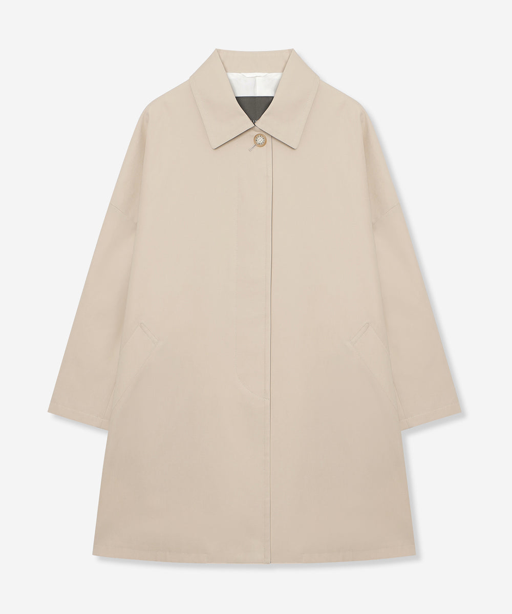 ROSLEY/ロズリー】ウェザーコットンステンカラーコート(コート