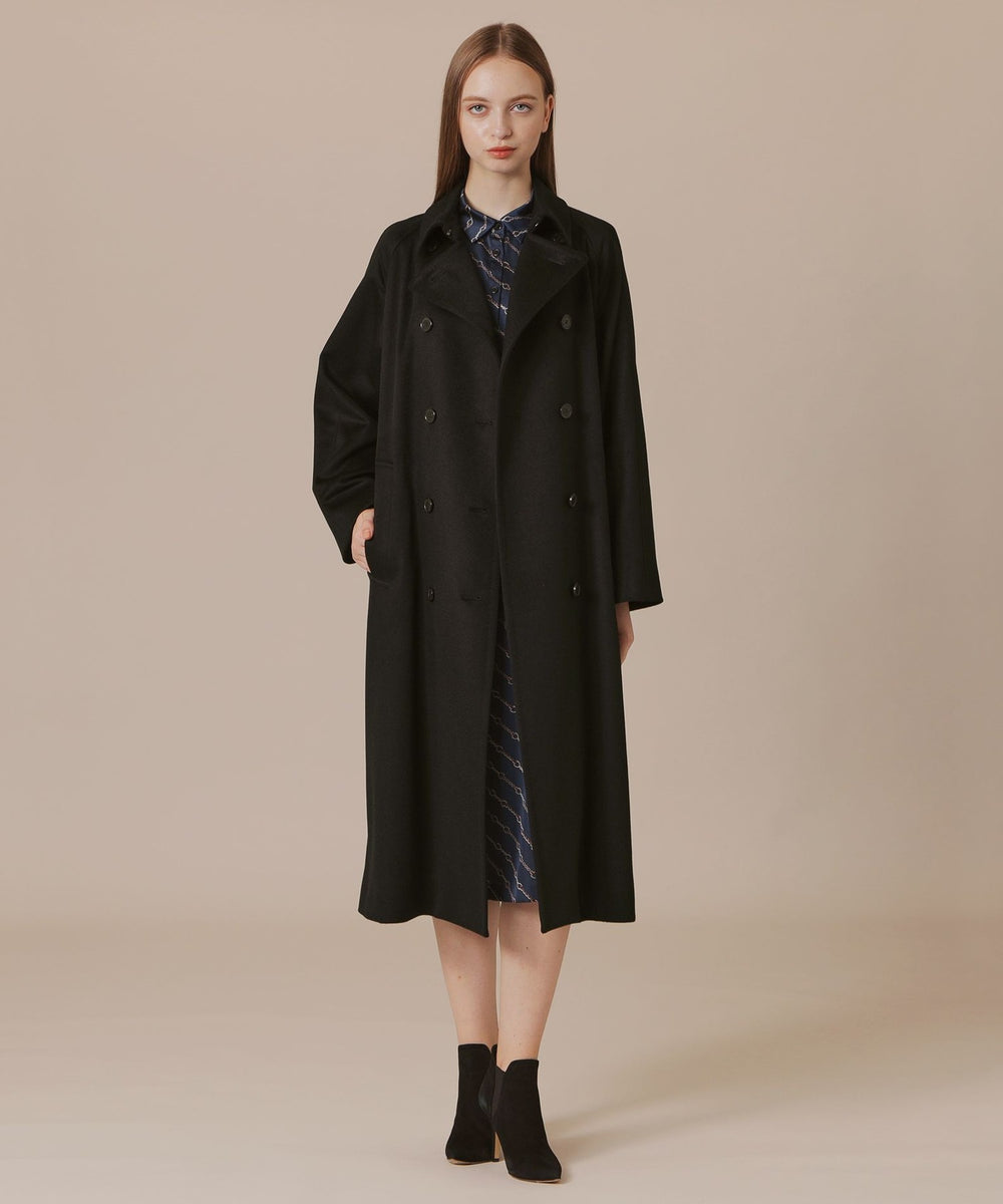 WEB・一部店舗限定】【HAWKHILL/ホークヒル】カシミヤビーバーコート