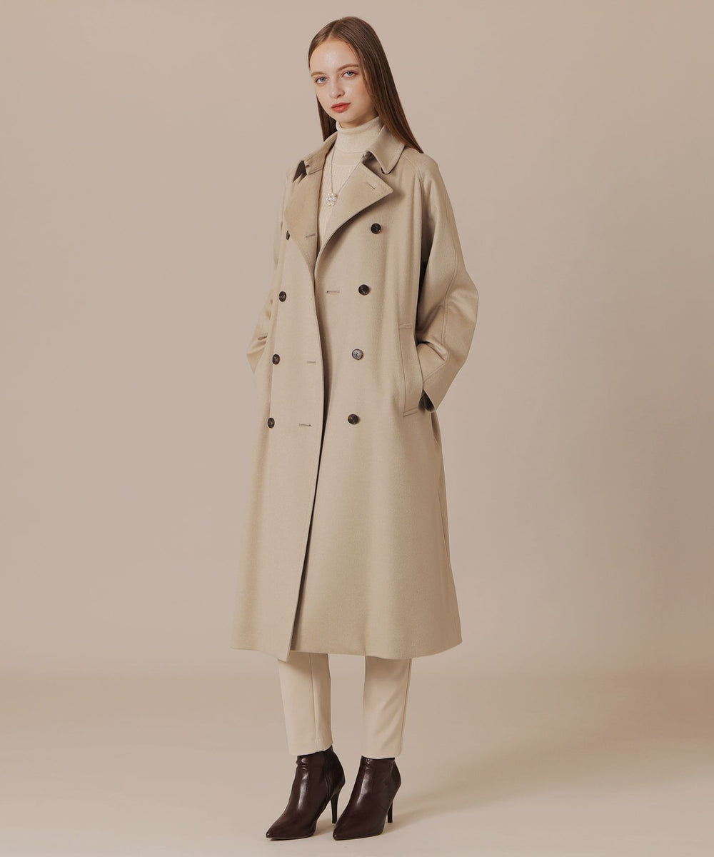 WEB・一部店舗限定】【HAWKHILL/ホークヒル】カシミヤビーバーコート