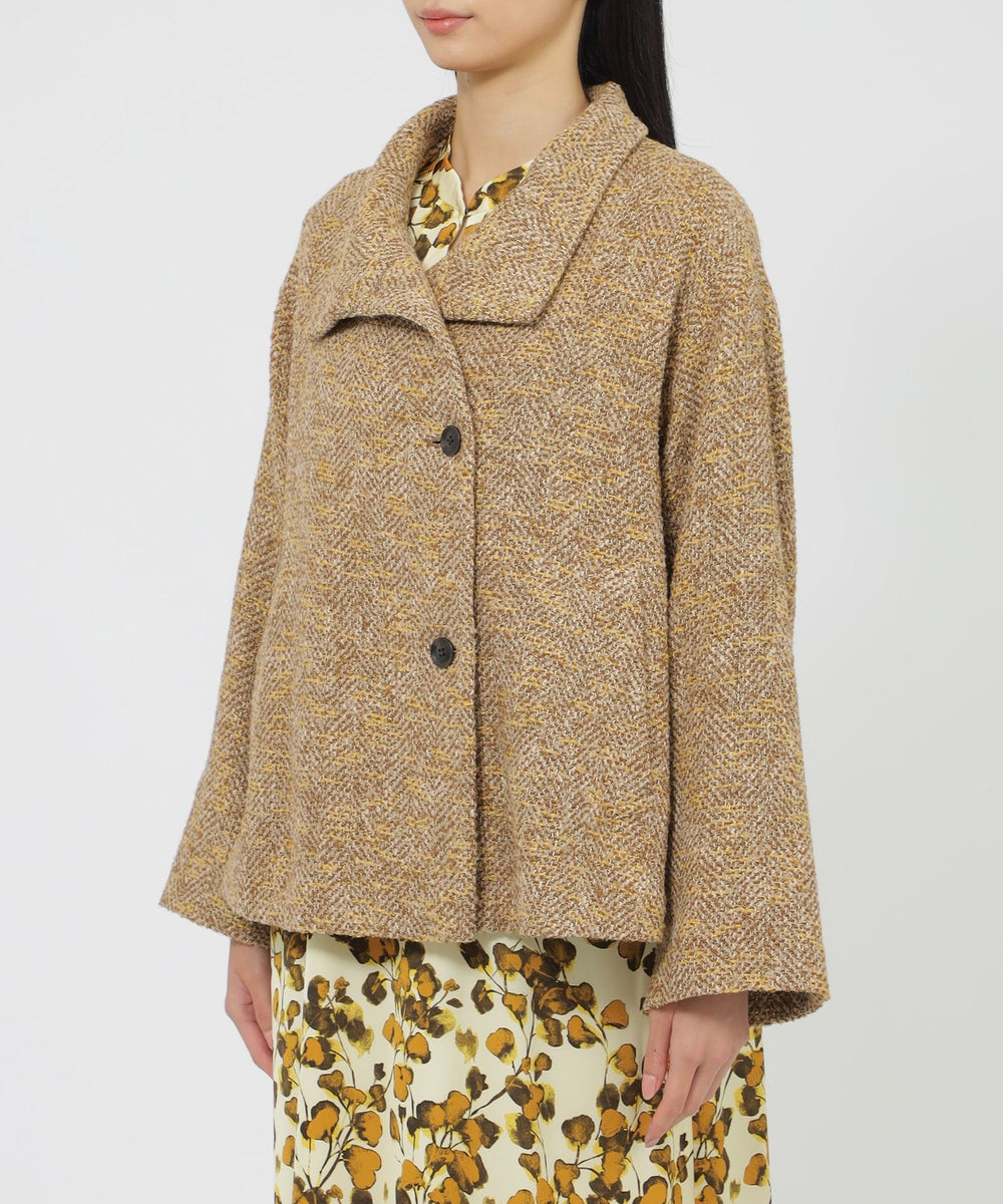 eclat掲載】ソフトミックスツイード コート(コート)｜Paul Stuart