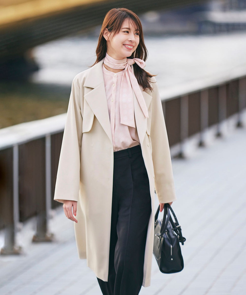 ウォッシャブル】エアロカルゼトレンチコート(コート)｜TRANS WORK