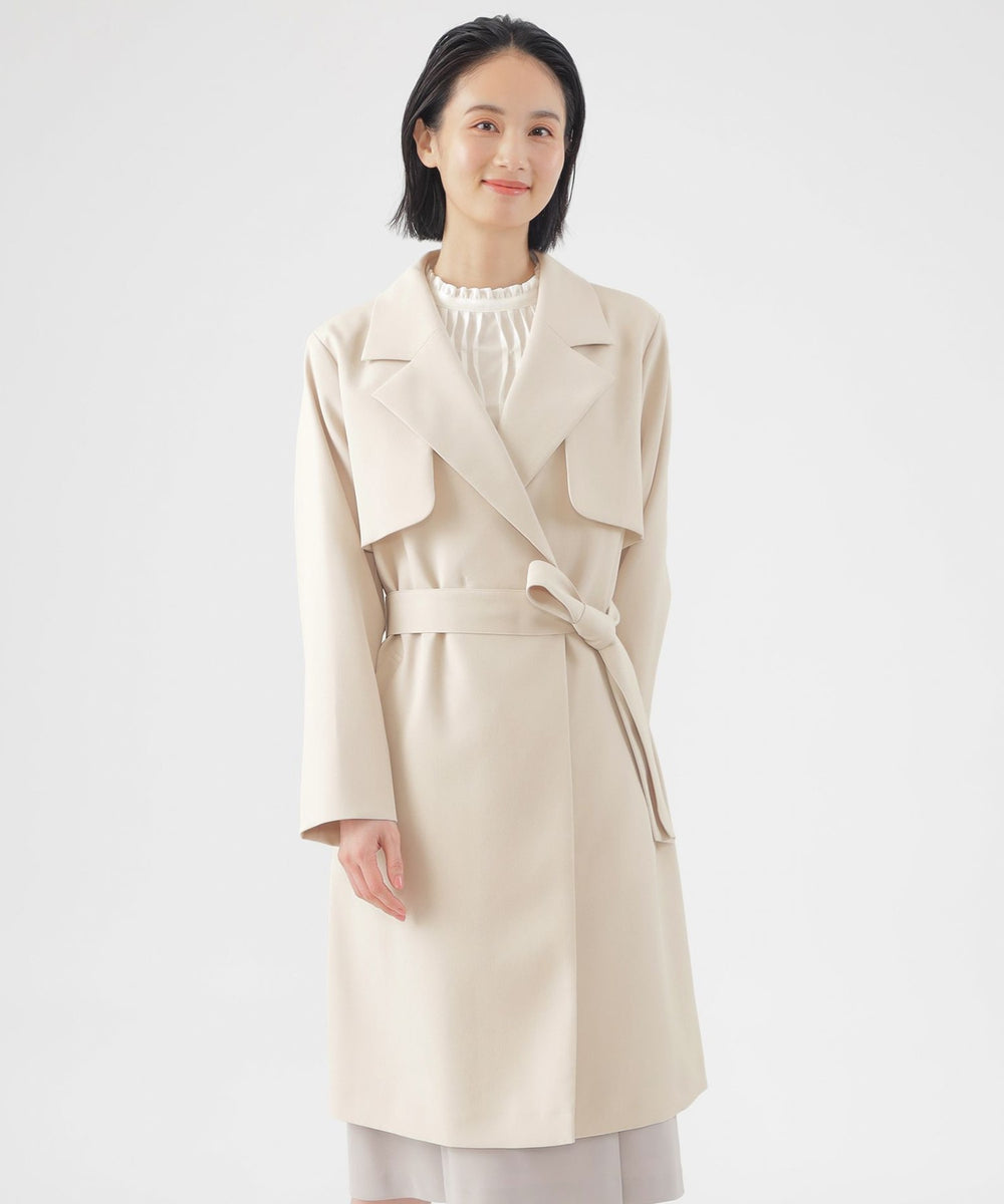 ウォッシャブル】エアロカルゼトレンチコート(コート)｜TRANS WORK