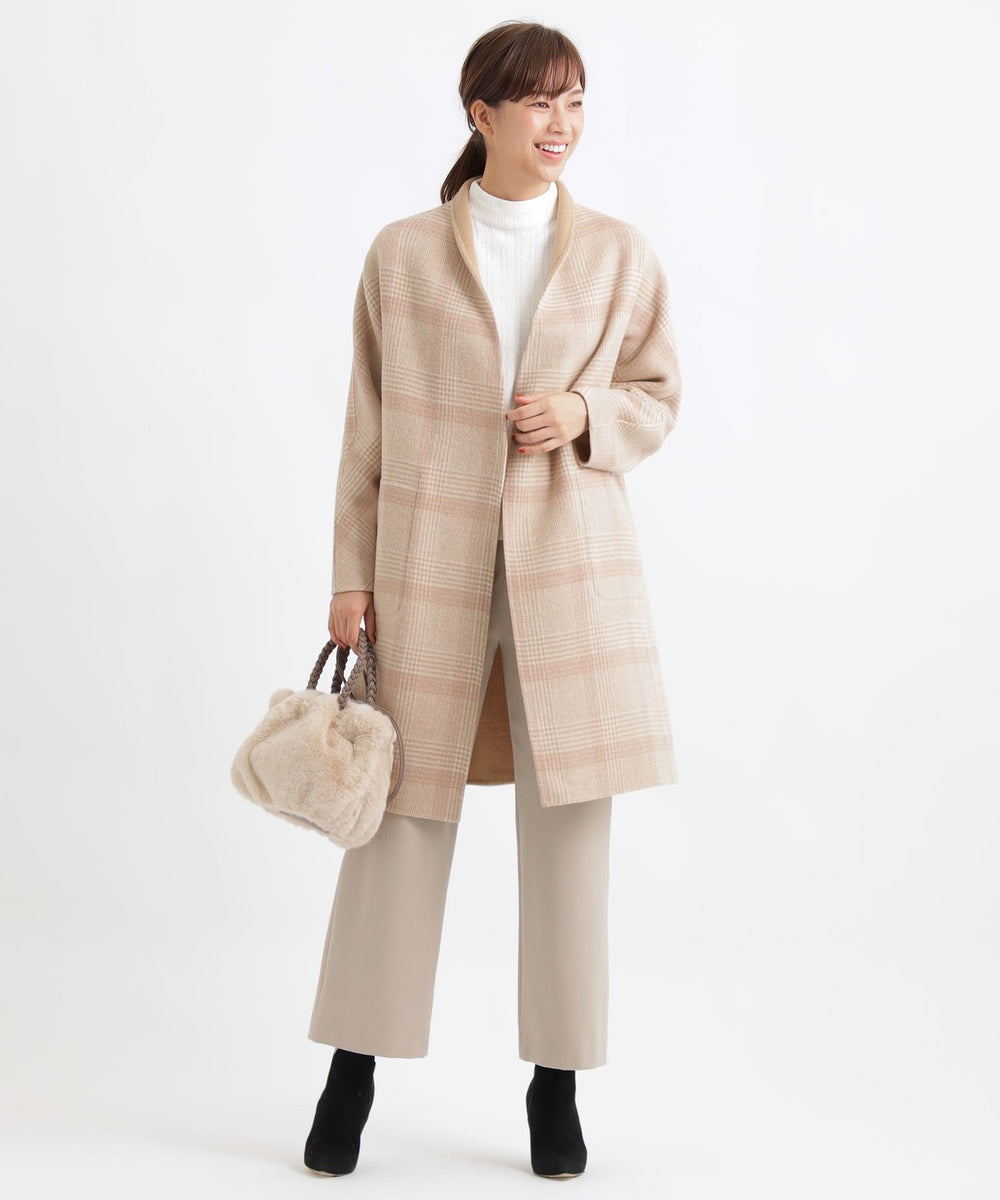 リバーシブル】ウールリバーコート(コート)｜TRANS WORK(トランス