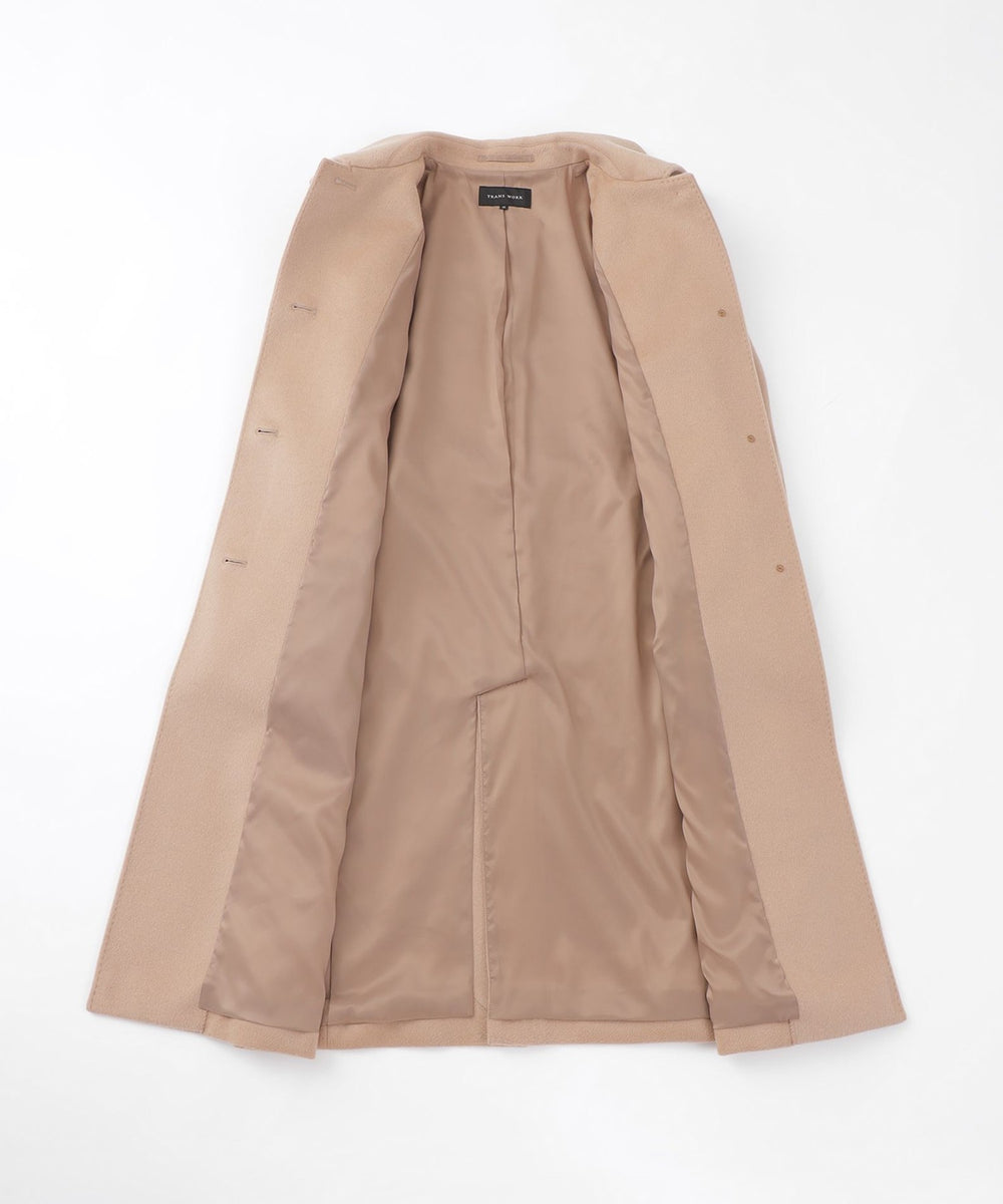 ウールカシミヤビーバーステンカラーコート(コート)｜TRANS WORK