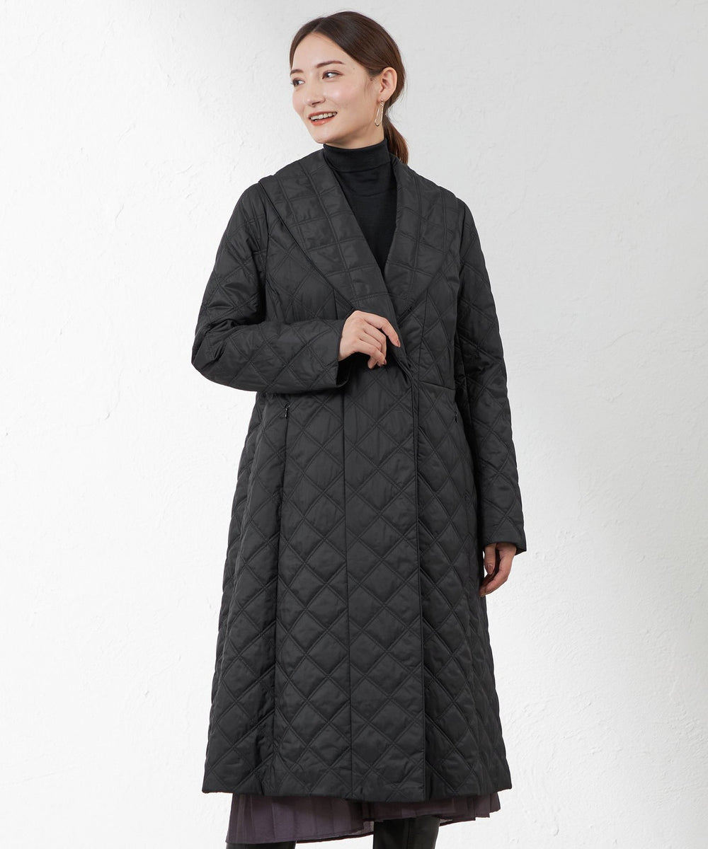 スマートウォーマー】キルトロングコート(コート)｜AMACA(アマカ)の