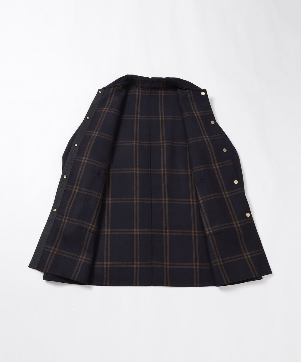 WEB限定】【リバーシブル】ウールリバーステンカラーコート(コート