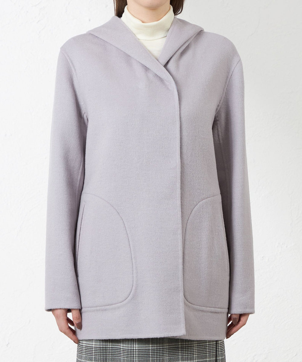 Anniversary Piece】紡毛配色リバーコート(コート)｜AMACA(アマカ)の