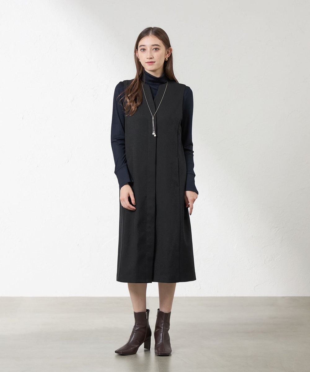 キーネックジャンパードレス(ワンピース)｜AMACA(アマカ)の