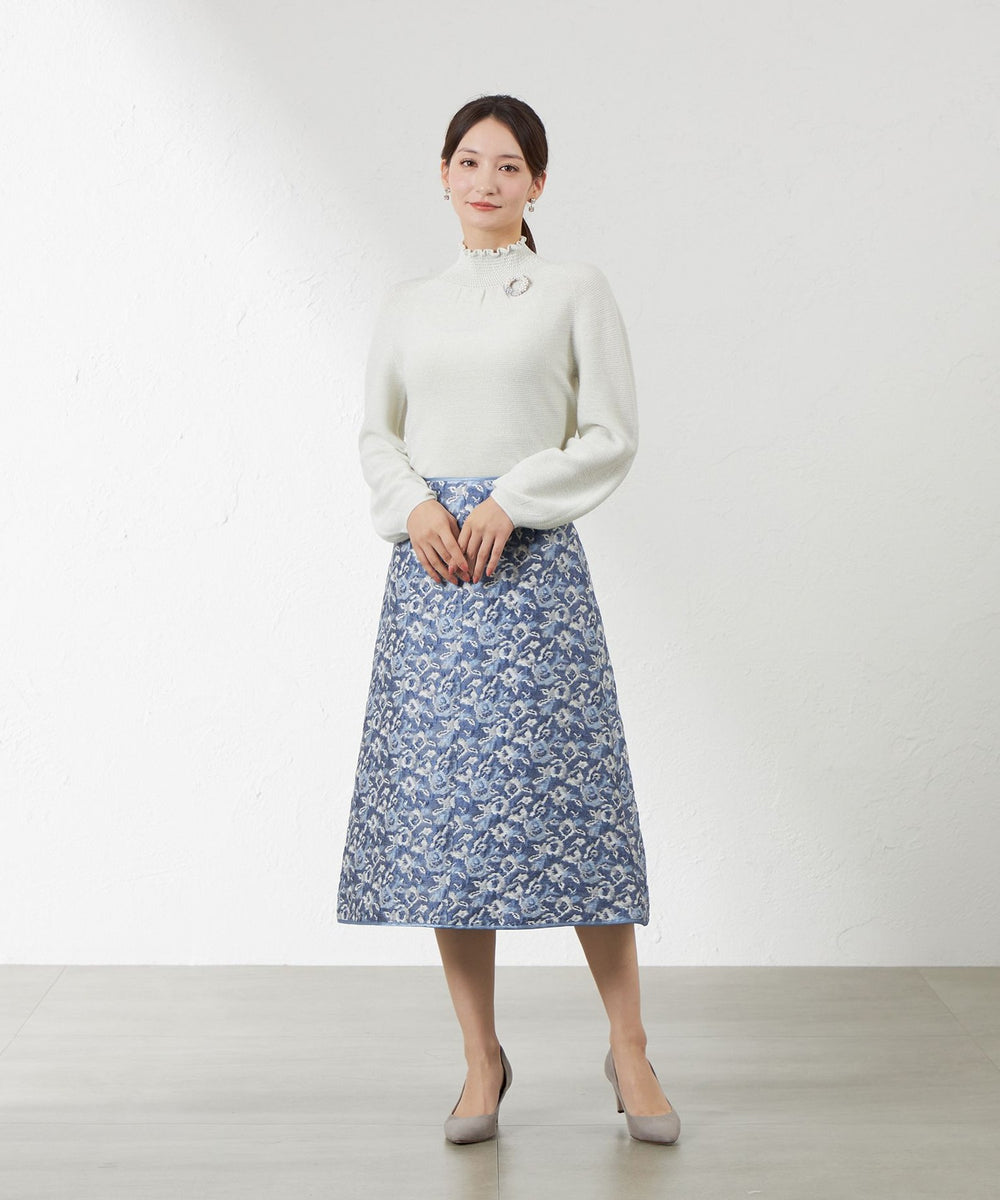 フラワージャガードスカート(スカート)｜AMACA(アマカ)のファッション