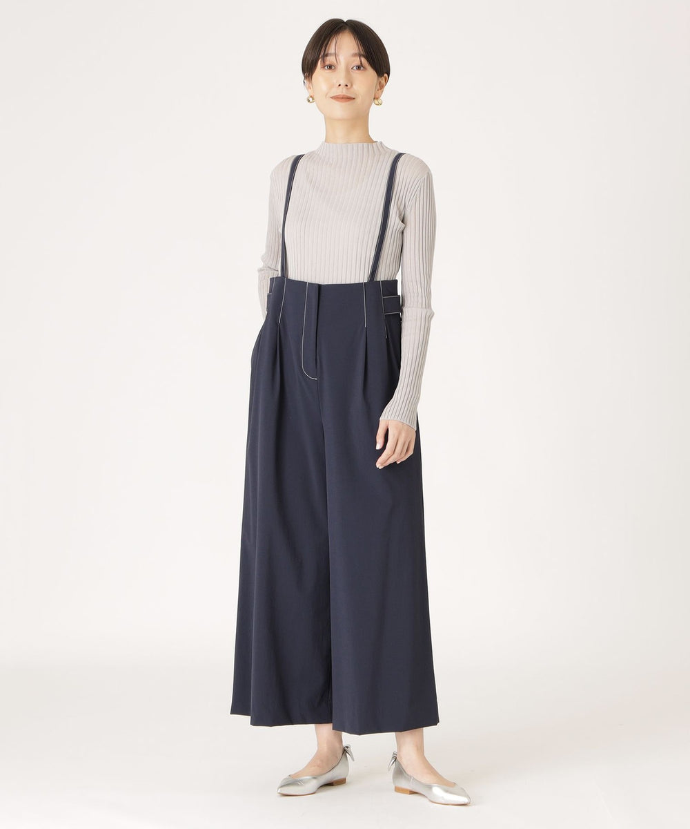 イチオシ】サスペンダーワイドパンツ(パンツ)｜CAST:(キャスト コロン