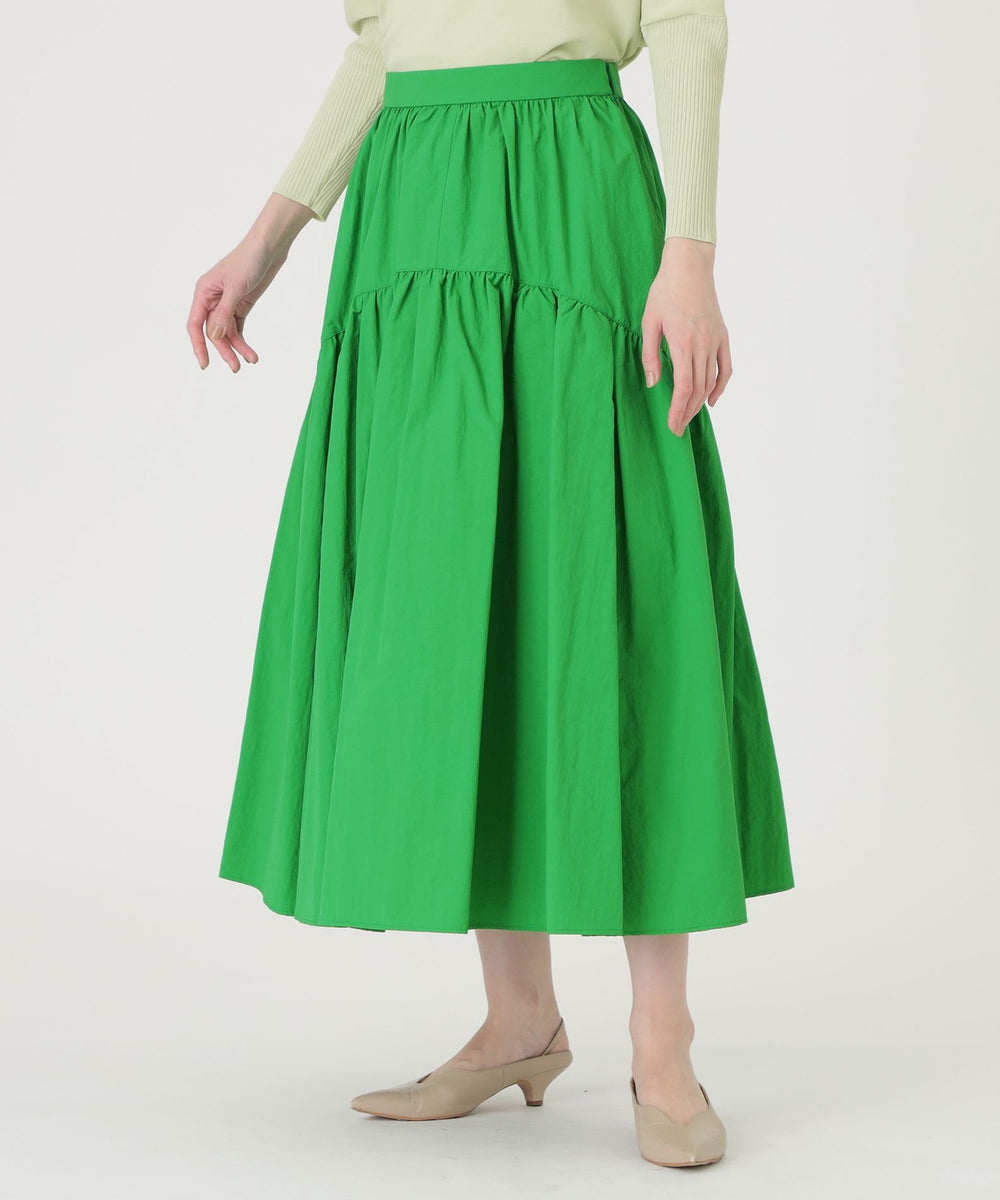 人気スカート】ボリュームギャザーロングスカート(スカート)｜CAST