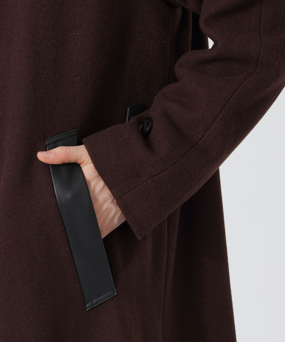 ベルテッド ステンカラーウールコート(コート)｜LOVELESS(ラブレス)の