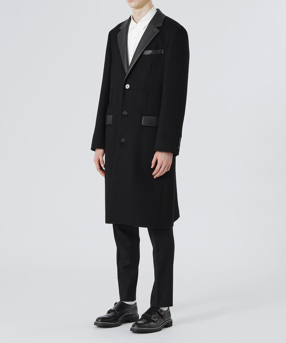 シンセティックレザーコンビ チェスター(コート)｜LOVELESS(ラブレス