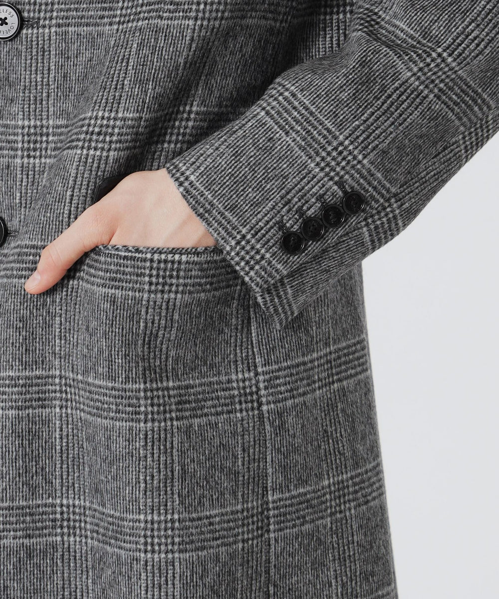 Safari12月号掲載】シンセティックレザーコンビ グレンチェック