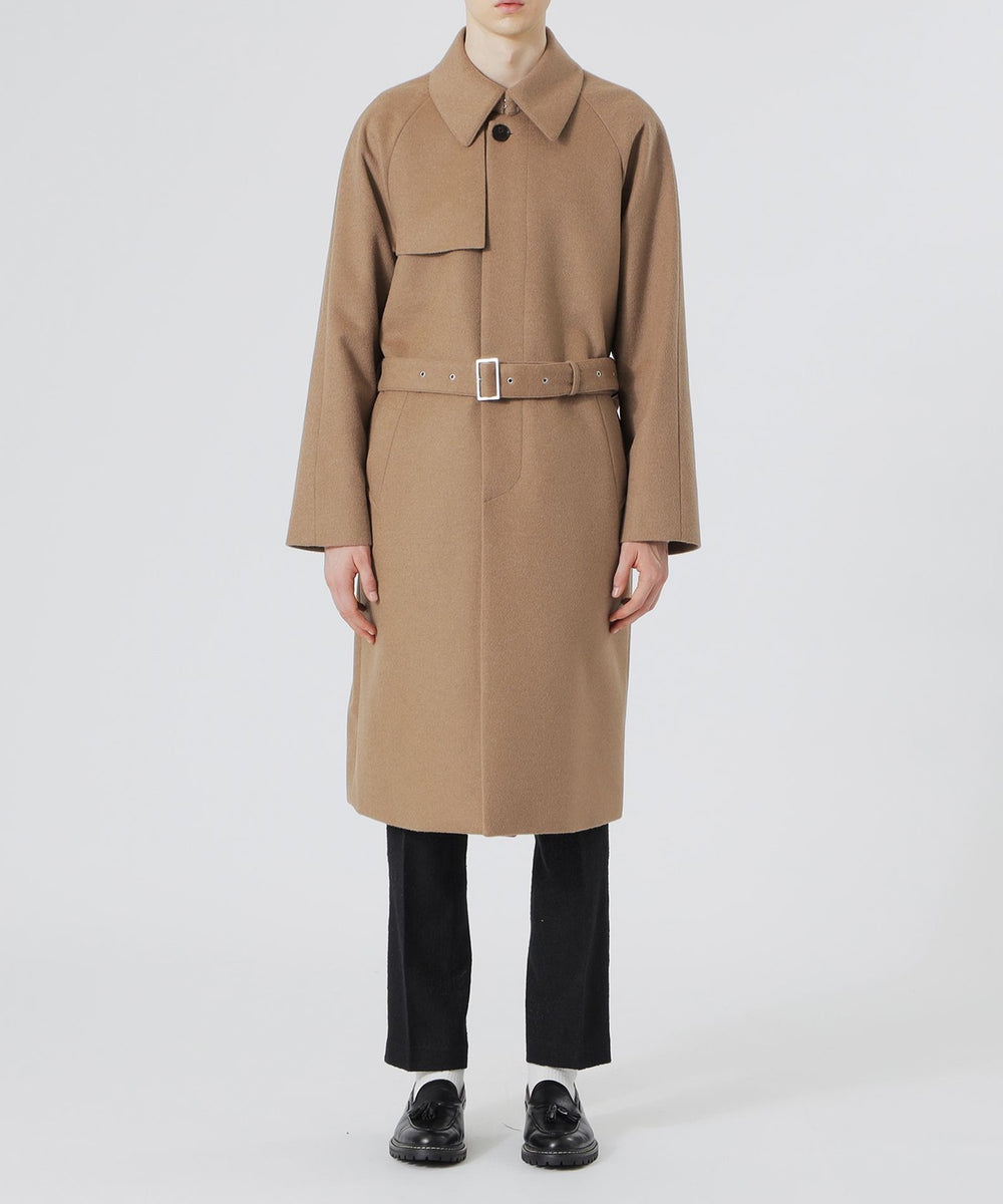 80周年記念アイテム】2レイヤー撥水ウール シングルトレンチコート