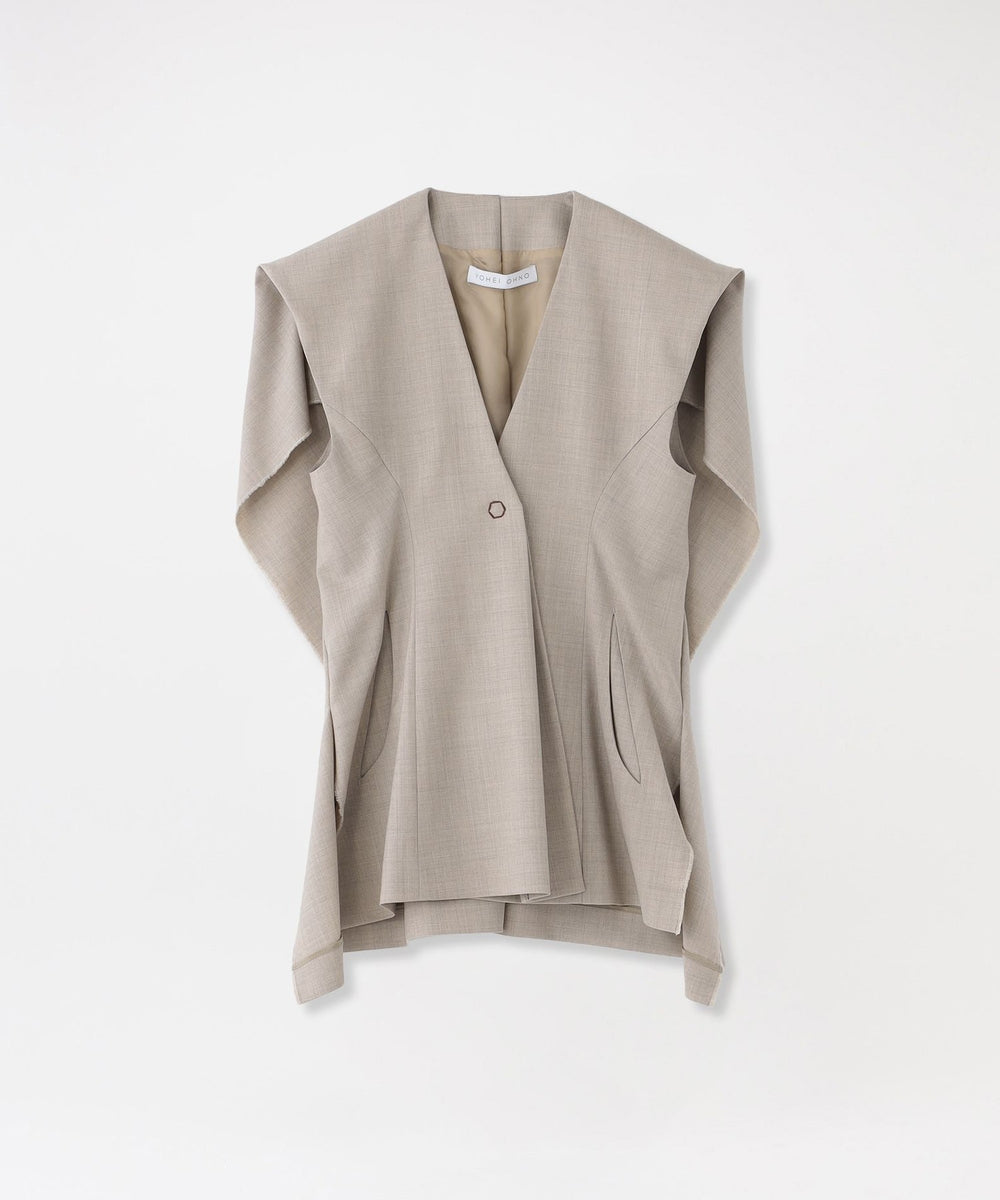 YOHEI OHNO/ヨウヘイオオノ】ジャケット ＂Stingray＂ Sleeveless