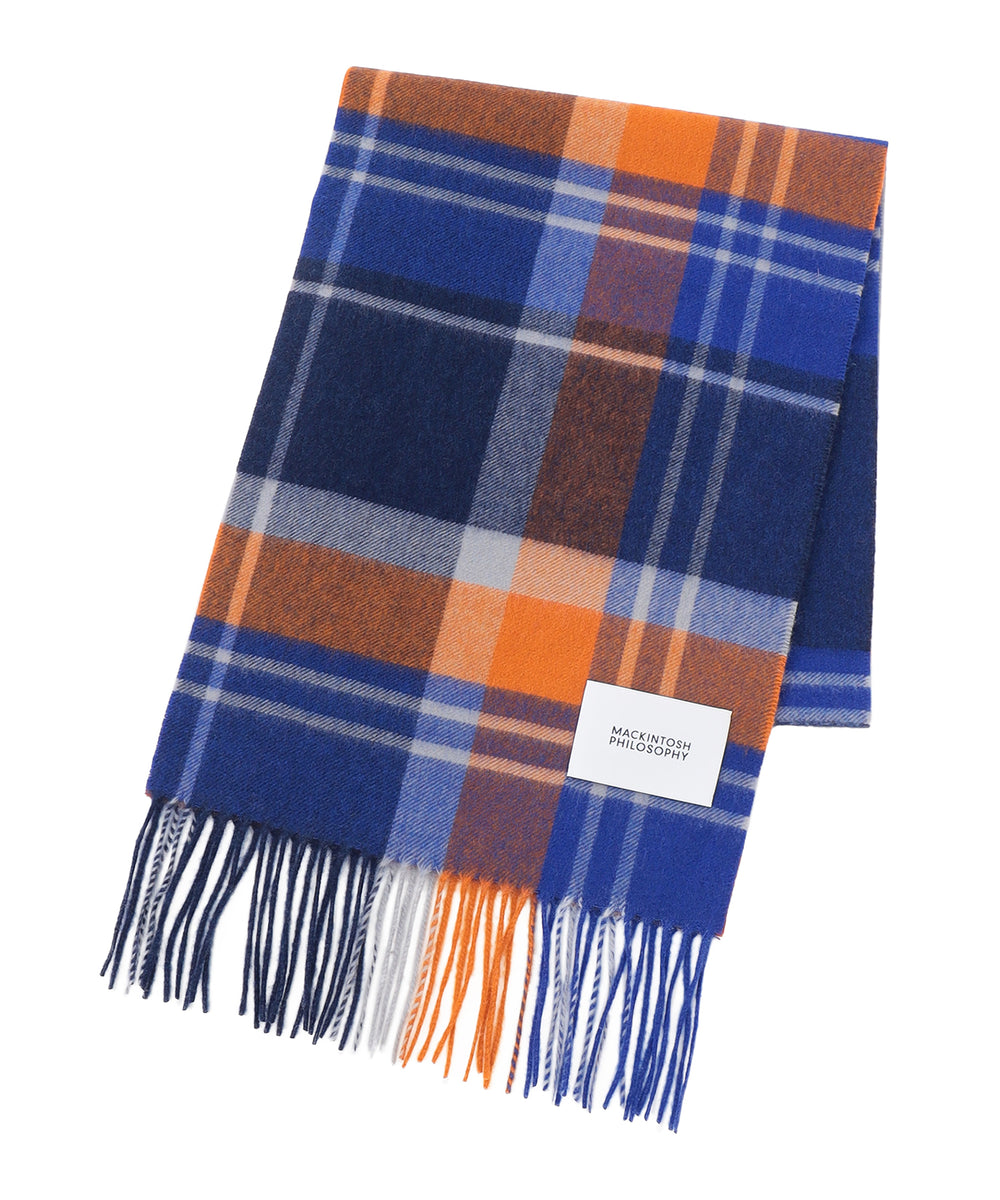 WEB限定】カシミヤチェックマフラー(マフラー・ストール・スカーフ