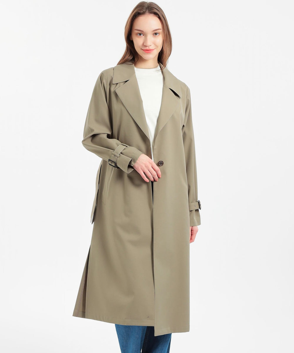 AIRDRIE(エイドリー)】ソフトギャバジンシングルコート(コート