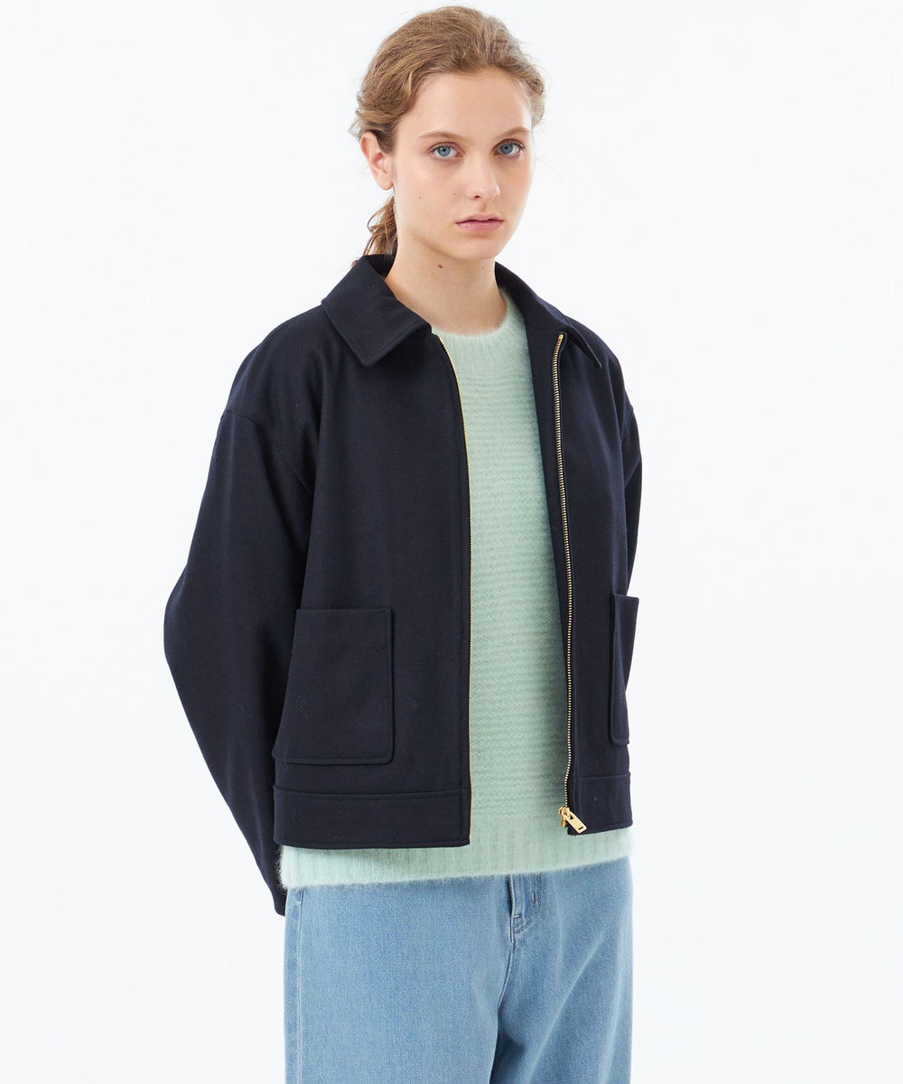 WEB&一部店舗限定】メルトンジップブルゾン(コート)｜MACKINTOSH
