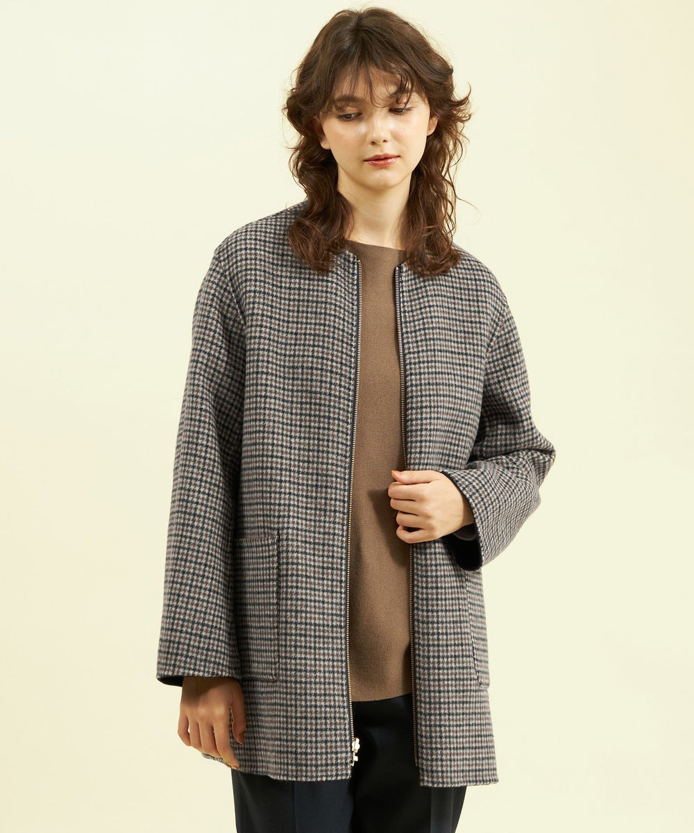 WEB&一部店舗限定】ノーカラーリバーコート(コート)｜MACKINTOSH