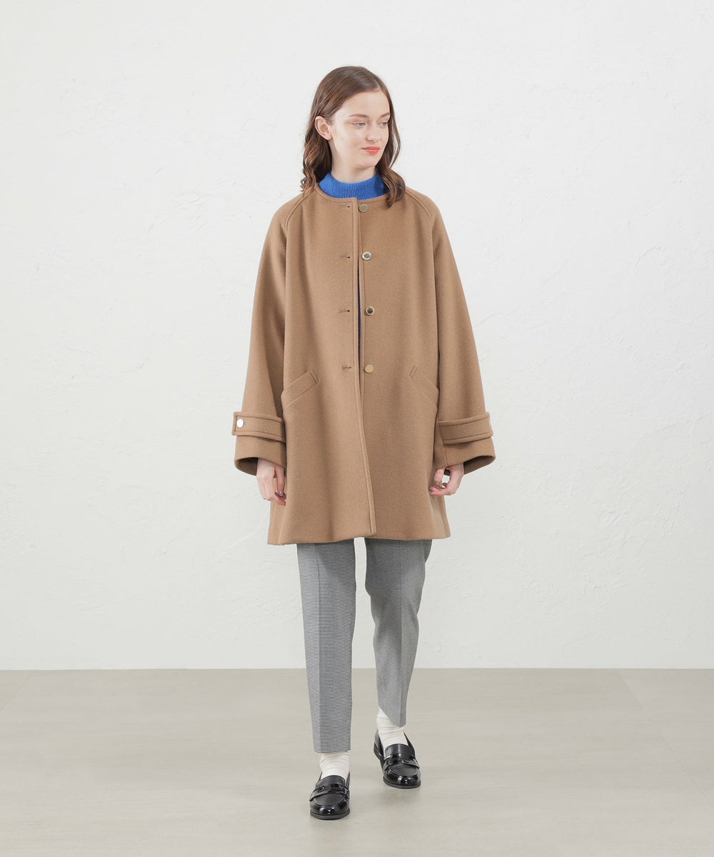 WELBURY NO COLLAR(ウェルベリーノーカラー)】(コート)｜MACKINTOSH