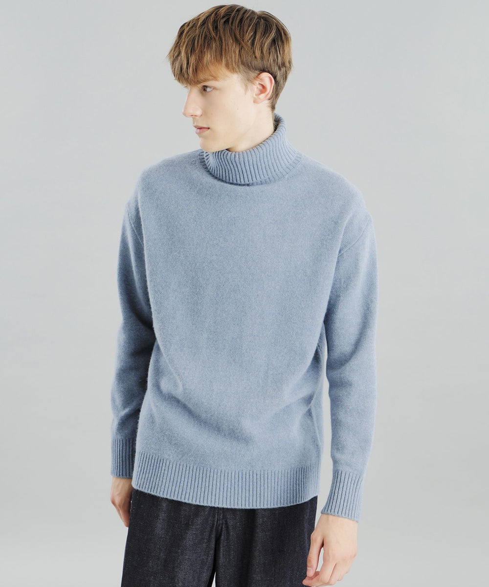 GREY LABEL ウールカシミヤタートルネックニット(トップス