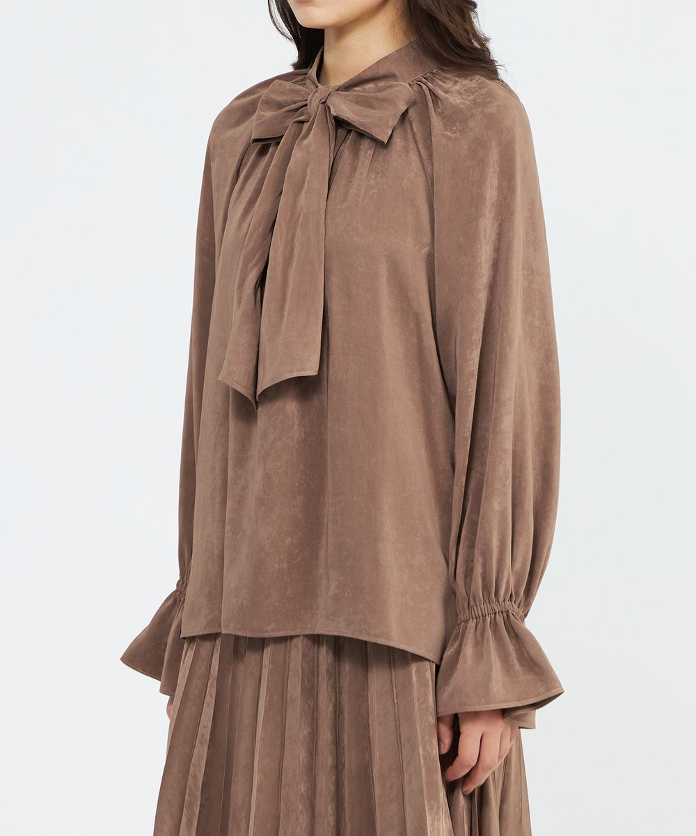 フィブリルサテン ボウタイブラウス(トップス)｜EPOCA(エポカ)の