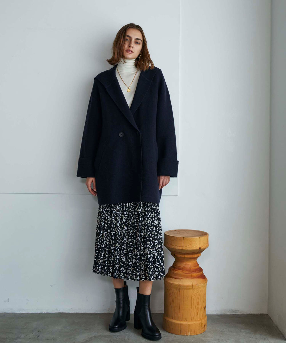 フーデッドコクーン ニットコート(コート)｜EPOCA(エポカ)の