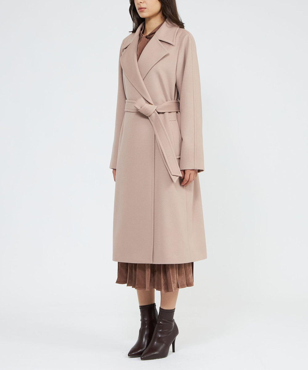 ジーロンラムウール ベルテッドロングコート(コート)｜EPOCA(エポカ)の