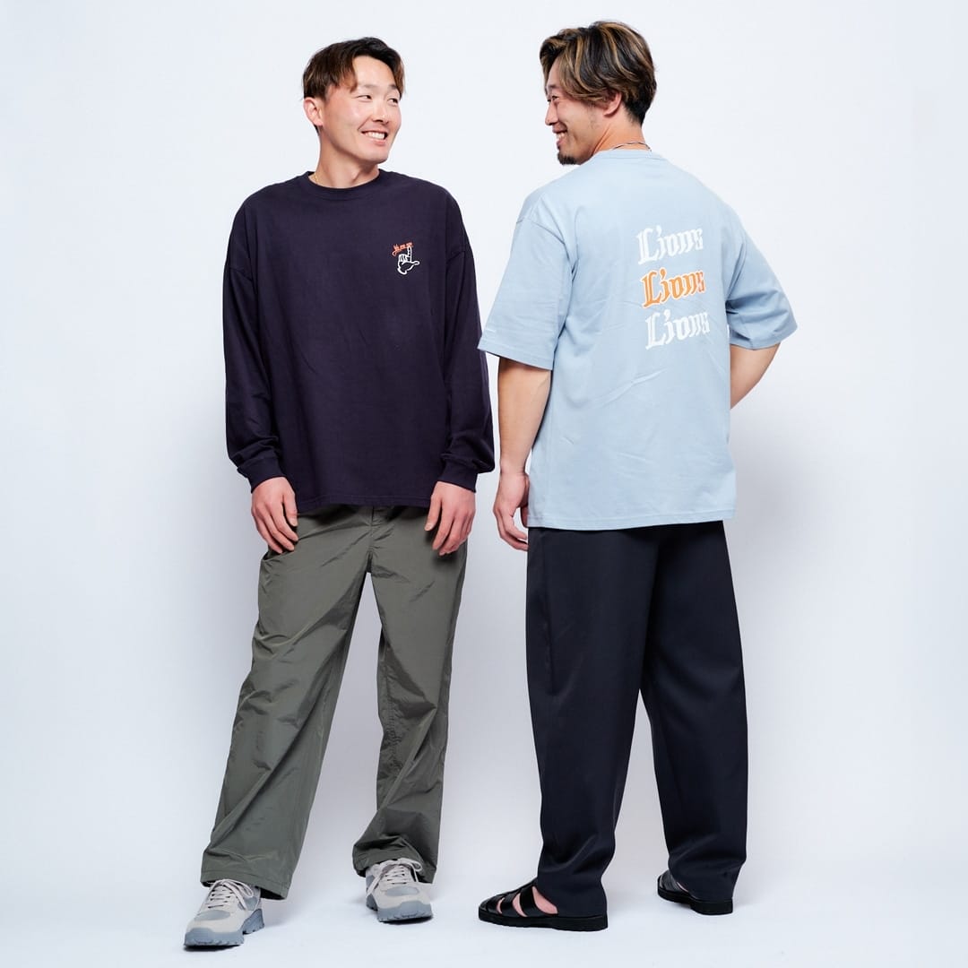 UNITED ARROWS×LIONS ロングスリーブTシャツ(ネイビー)(S): アパレル