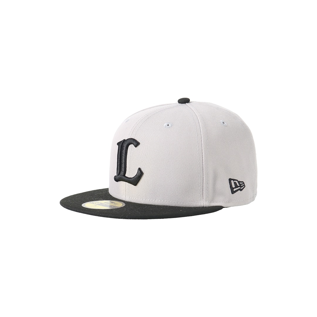NEW ERA×LIONS 59FIFTY INITIAL GRAY BLACK(7 1/4): キャップ | 埼玉
