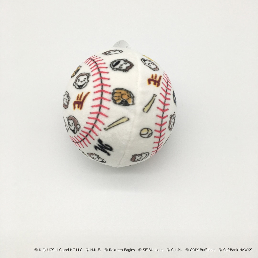 おさるのジョージ/パ・リーグ6球団 ぬいぐるみボール: キッズ・ベビー