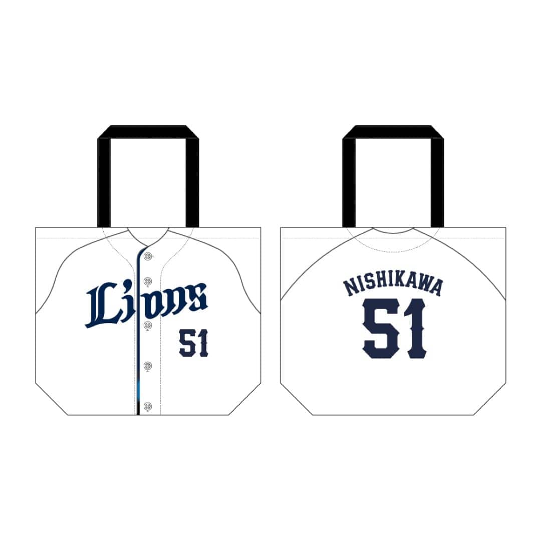 受注生産】球春到来プレイヤーズグッズ ユニフォーム柄トートバッグ