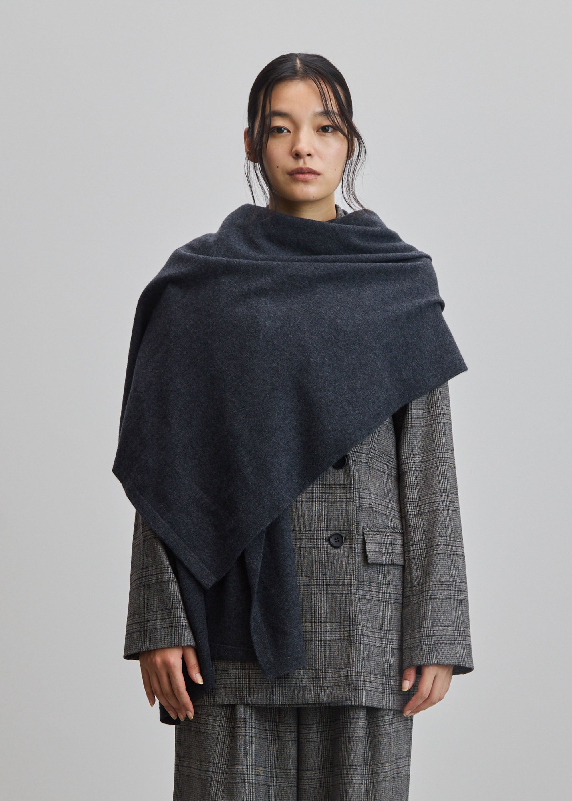 カシミヤ混ニットストール - SOÉJU online store｜上質な大人の女性の