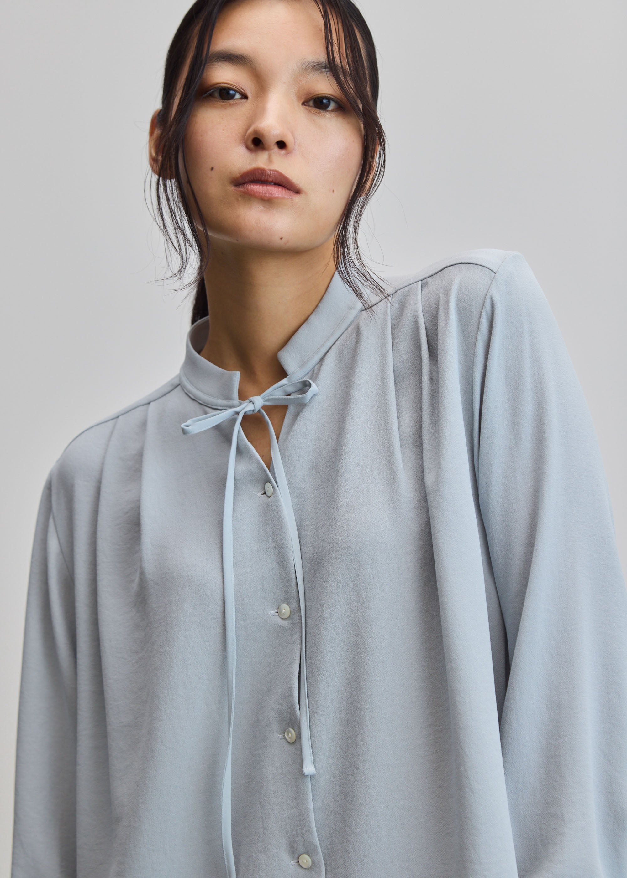 ジョーゼットリボンブラウス - SOÉJU online store｜上質な大人の女性