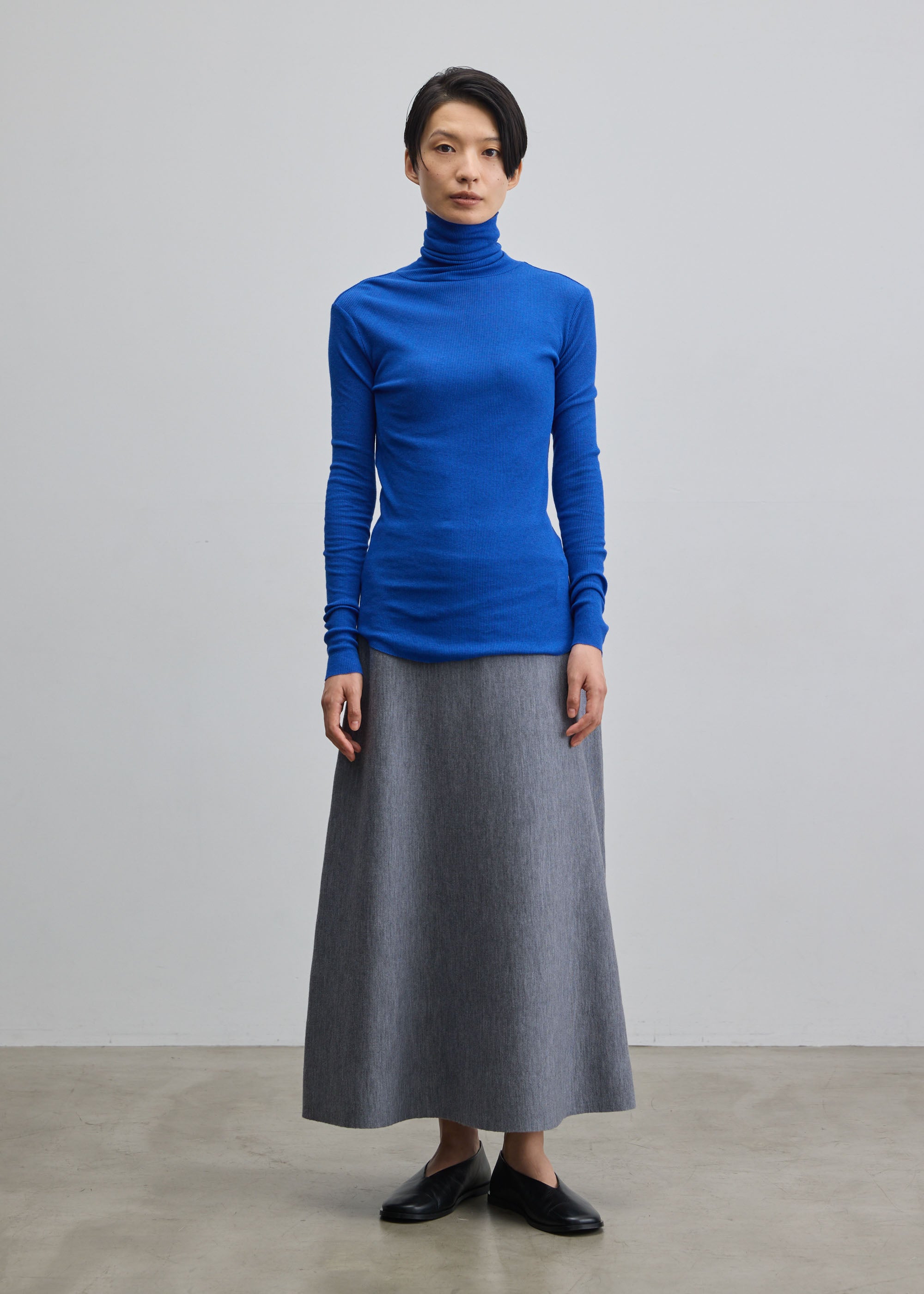 カシミヤ混タートルネックカットソー - SOÉJU online store｜上質な