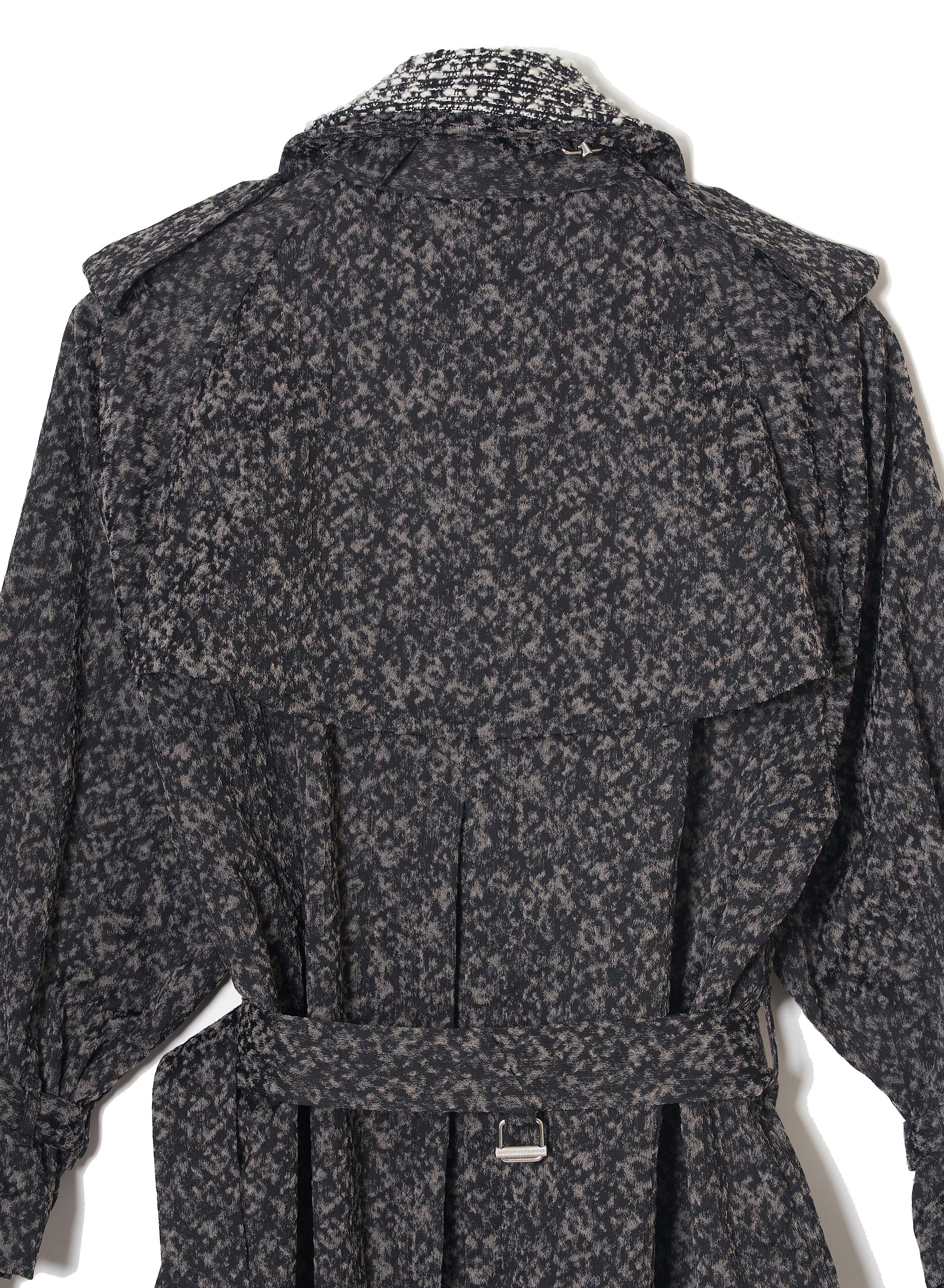 URETHANE JACQUARD TRENCH COAT – SUGARHILL TOKYO