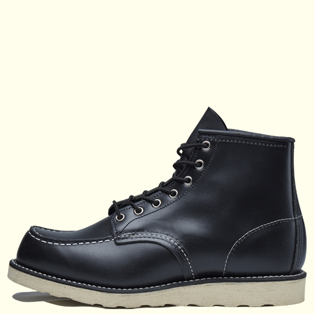 REDWING IRISH SETTER 6' MOC-TOE 8179(E)(10H(28.5cm) BLACK CHROME