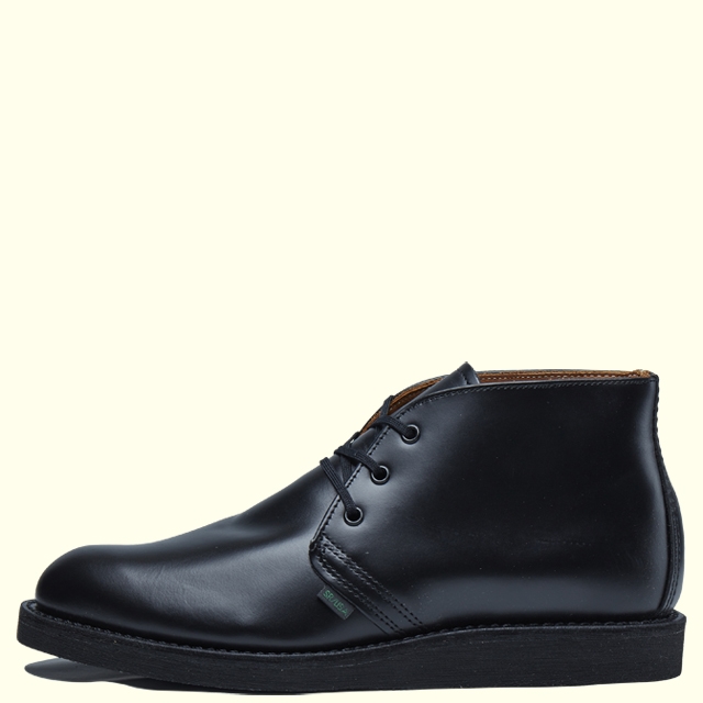 REDWING POSTMAN CHUKKA 9196(D)(8(26.0cm) BLACK CHAPARRAL): Red