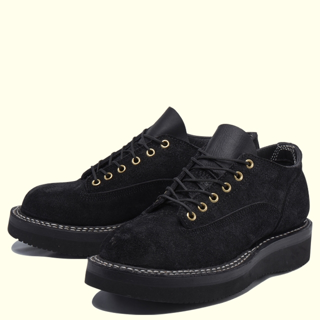 White's NORTHWEST OXFORD(7(25.0cm) ROUGHOUT BLACK): White's Boots