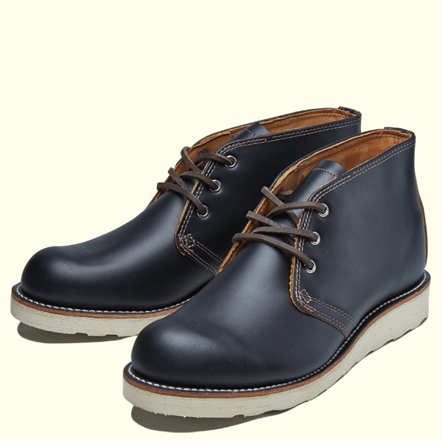 REDWING IRISH SETTER CHUKKA 9852(D)(6H(24.5cm) BLACK KLONDIKE