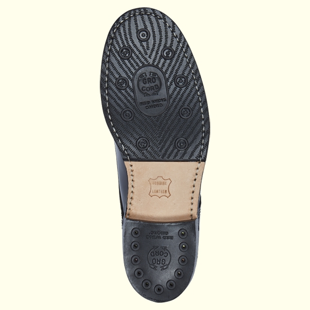 REDWING MIL1 BLUCHER OXFORD 9087(D)(9(27.0cm) BLACK ESQUIRE): Red