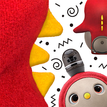 かいじゅうニット(レッド) | LOVOT ウェブストア