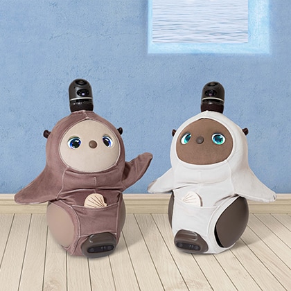 らっこベロアカットソー(ブラウン) | LOVOT ウェブストア