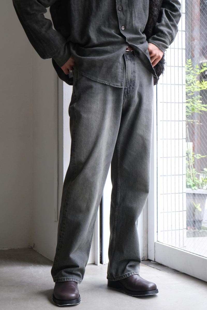 OUR LEGACY | THIRD CUT / ASH DUST CHAIN TWILL ヴィンテージ加工