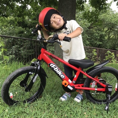 3才児、初めての自転車にチャレンジ！『D-Bike Master（ディーバイク